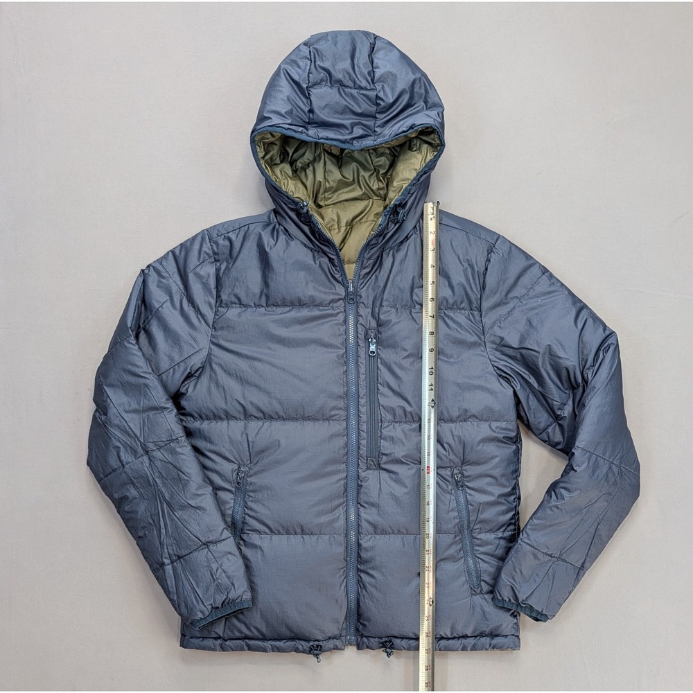 Outerknown Reversible Down Hooded Jacket Mens Med… - image 11